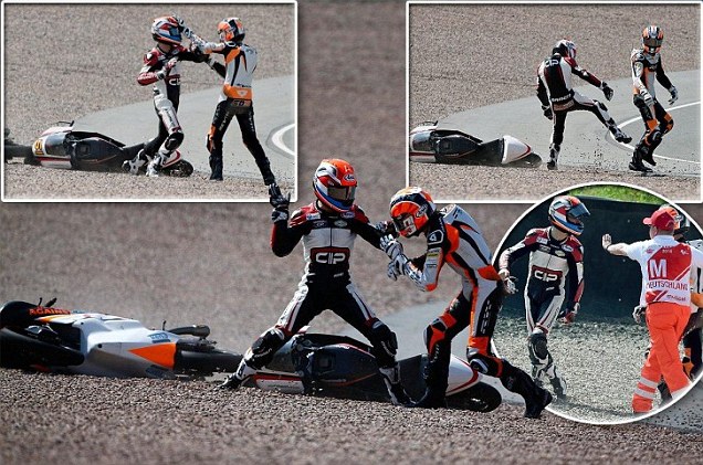 Balap Motor jadi Adu Jotos di Sachsenring, Jerman